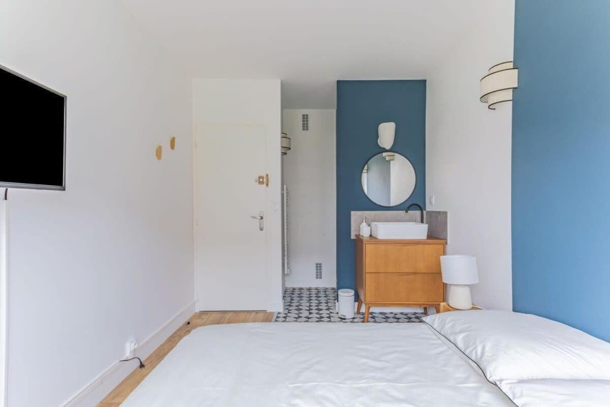 Appart'Hotel Luminous Vue Seine- Paris 15Min Жувізі-сюр-Орж Екстер'єр фото